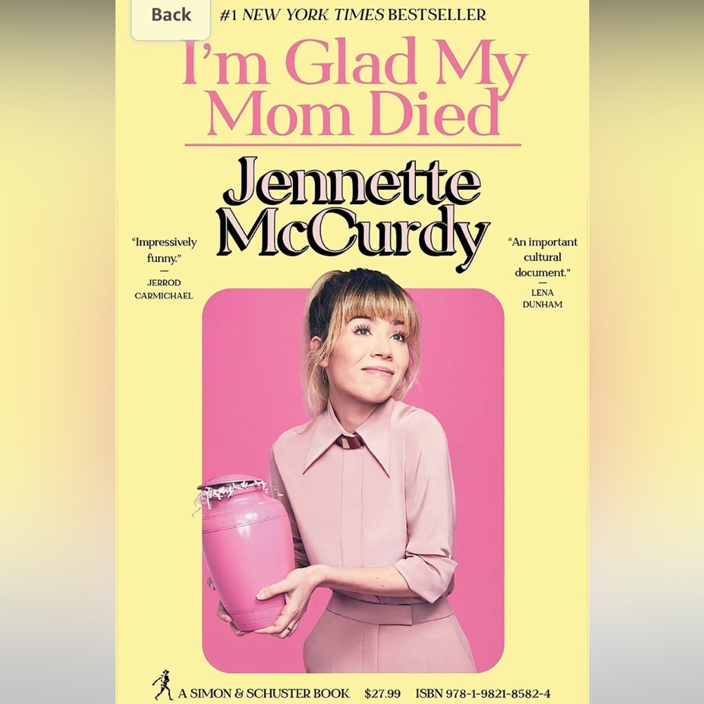 Jenette McCurdy’s I’m Glad My Mom Died hardcover